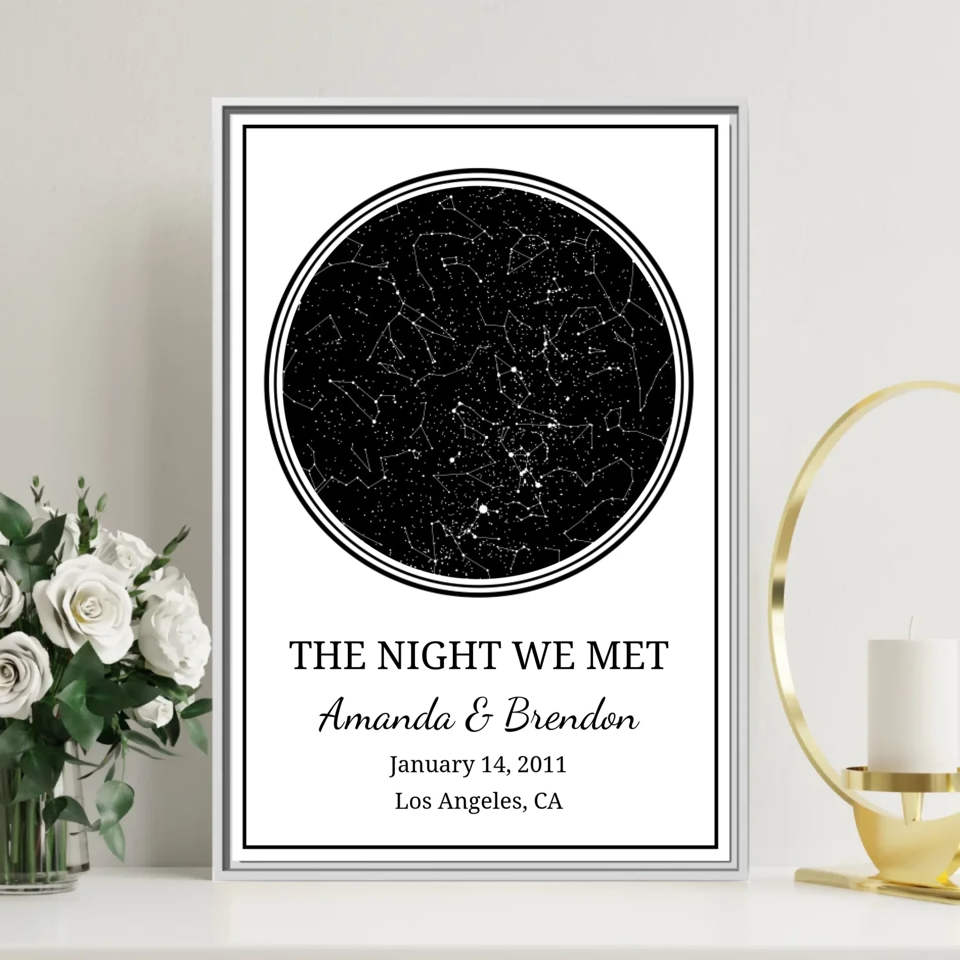 starmaps mockup White Frame