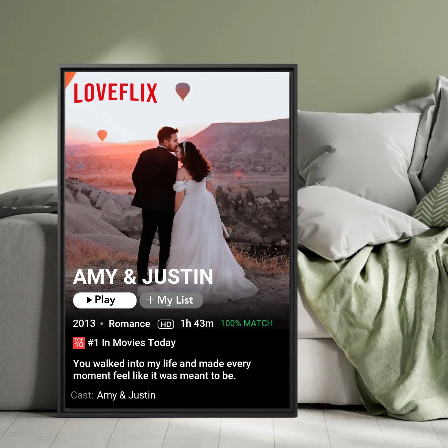 Netflix Mockup Black Frame