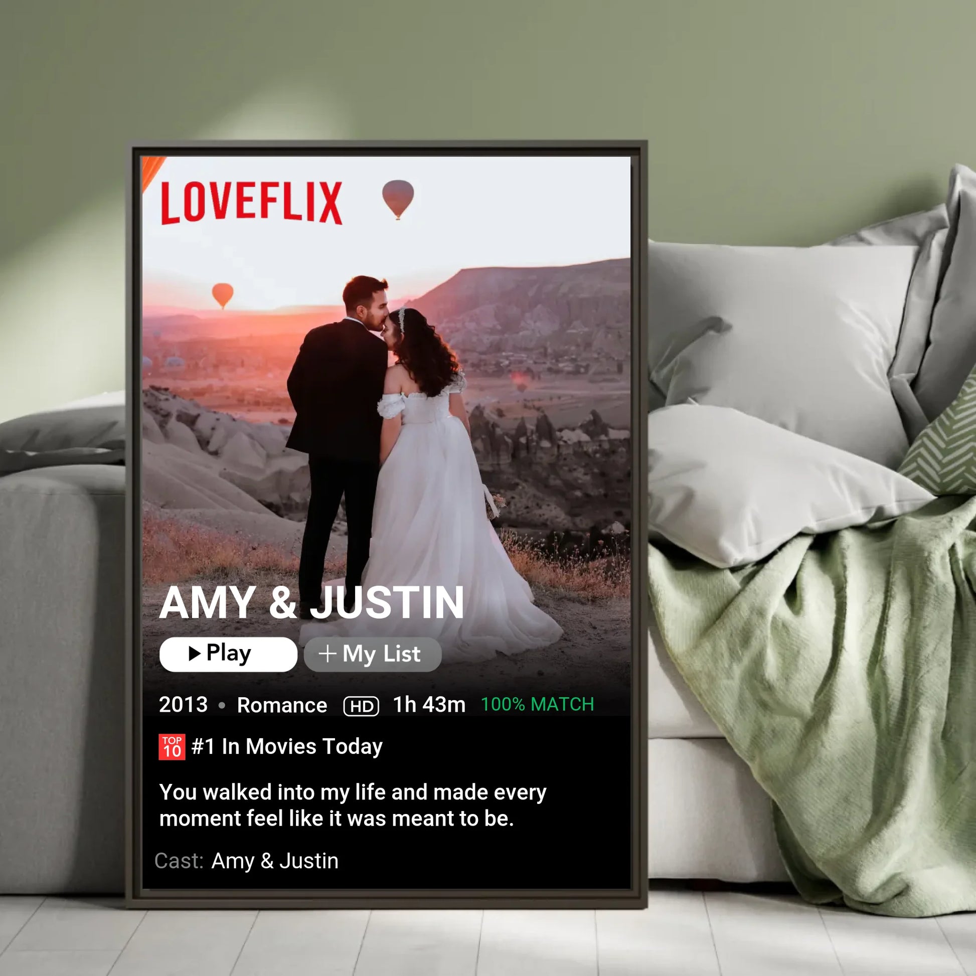 Netflix Mockup Espresso Frame